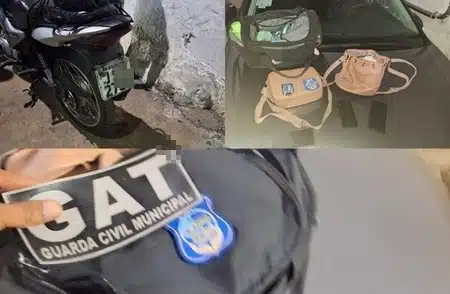 Moto é recuperada após troca de tiros entre GCM e suspeitos em Salvador