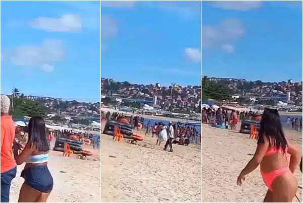 Tiroteio causa correria em praia do Subúrbio de Salvador