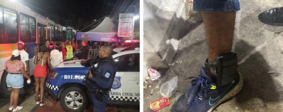 Suspeito com tornozeleira eletrônica é preso após roubar celular no Carnaval