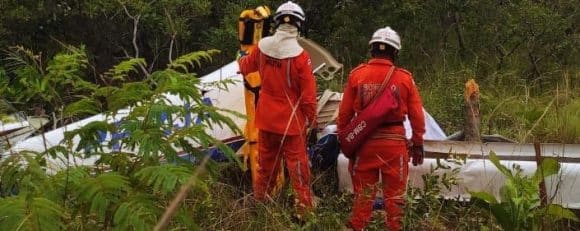 ACIDENTE: Avião cai em Barreiras e deixa 3 homens mortos