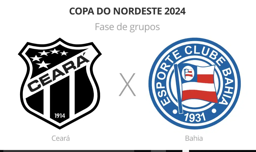 Nesta quarta-feira (6), o Bahia e o Ceará se enfrentarão em um duelo marcado para as 21h30, na Arena Castelão. Este confronto de grande importância ocorrerá durante a quinta rodada da primeira fase da Copa do Nordeste, prometendo agitar os corações dos torcedores e aficionados pelo futebol regional. Será uma oportunidade única para os amantes do esporte acompanharem de perto a performance dessas duas equipes em busca da vitória e da tão almejada classificação para as próximas etapas da competição.