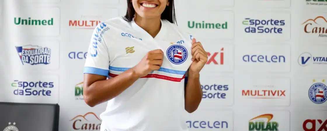 “Muito feliz em chegar”, diz atleta uruguaia Angela Gomez, reforço do Bahia
