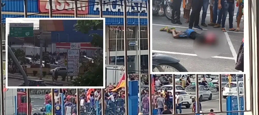 AGORA: homem é executado em estacionamento de supermercado em Salvador