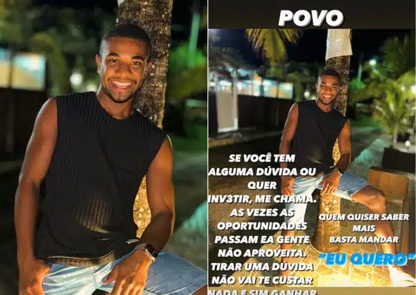 Perfil de Davi, campeão do BBB 24, é hackeado