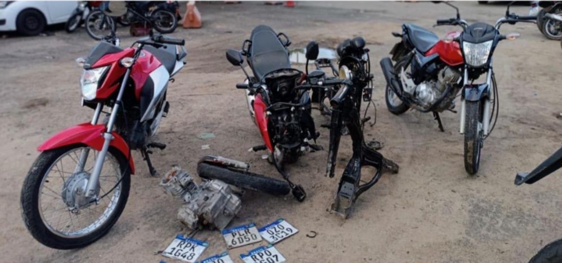 Homens são presos com motos roubadas em Salvador