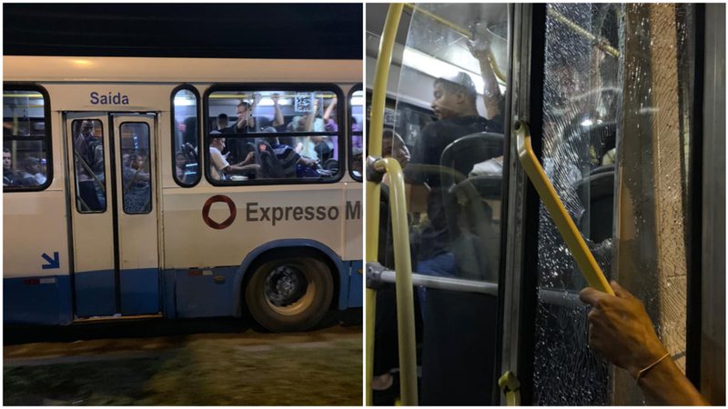 Ônibus com destino a Simões Filho é atacado a pedrada na BR-324