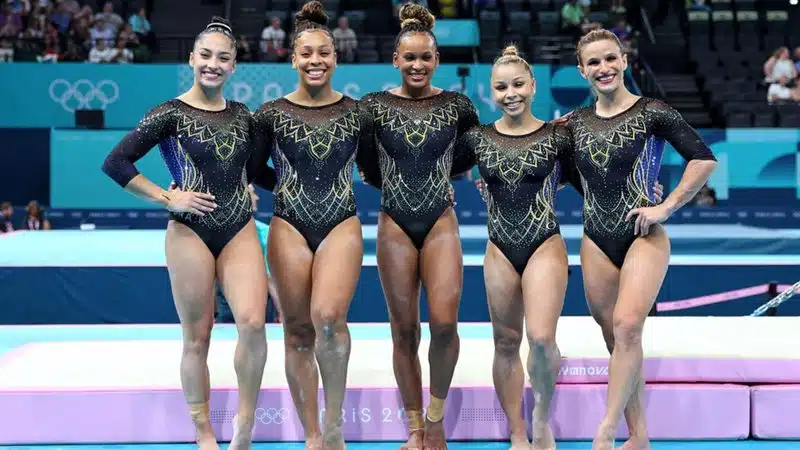 Brasil leva bronze inédito na ginástica artística por equipe nas Olímpiadas