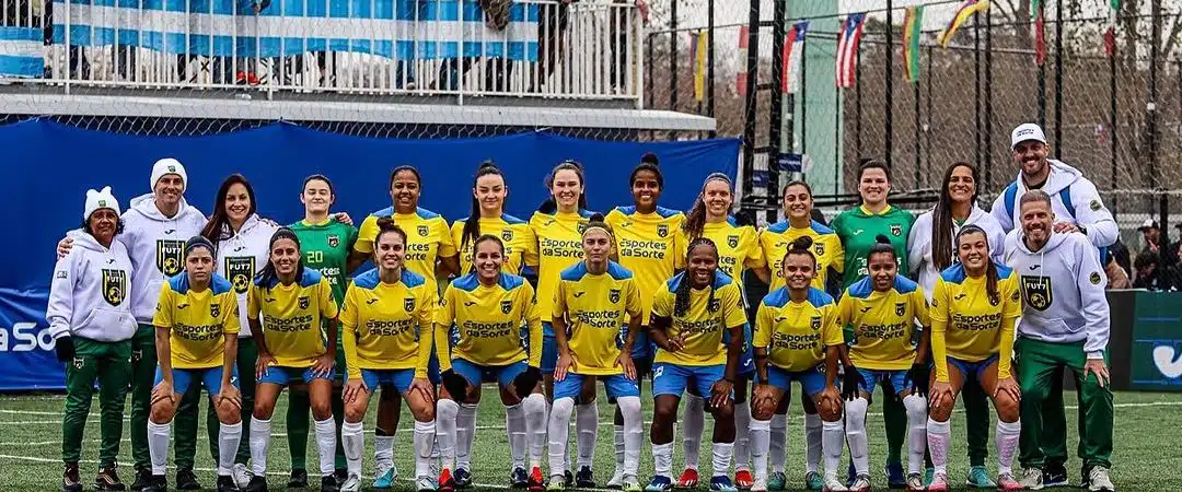 Sob comando de Dilma Mendes, seleção brasileira feminina estreia com goleada na Copa América de Fut7