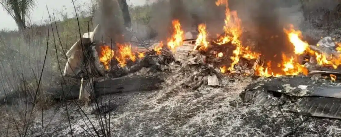 URGENTE: Avião com 5 pessoas a bordo cai em Mato Grosso