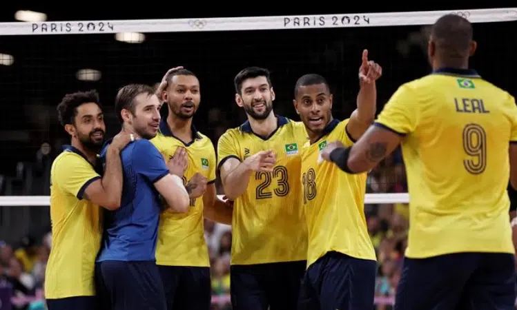 VÔLEI MASCULINO: Brasil vence Egito e garante vaga nas quartas de final