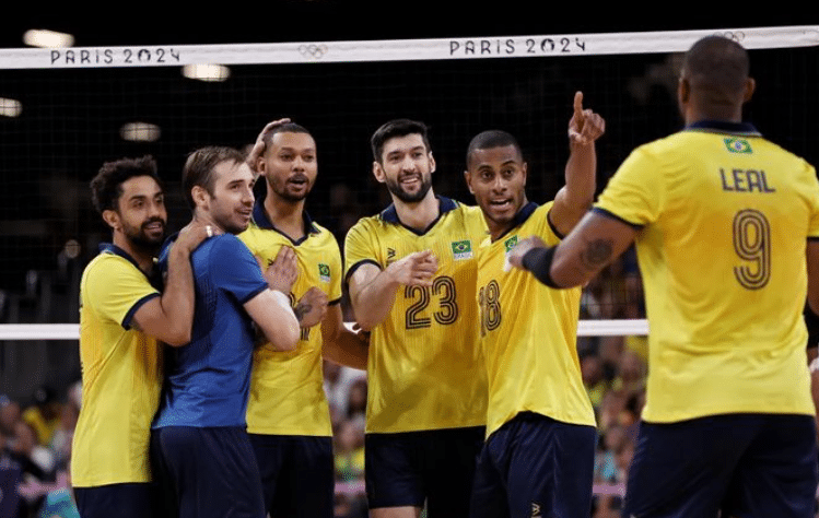 VÔLEI MASCULINO: Brasil vence Egito e garante vaga nas quartas de final