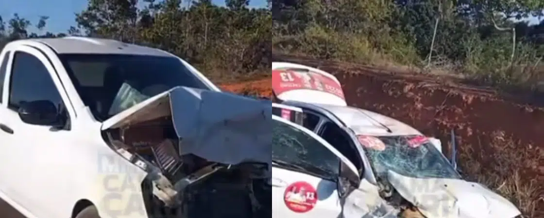 Batida entre carros deixa feridos na Estrada da Cetrel