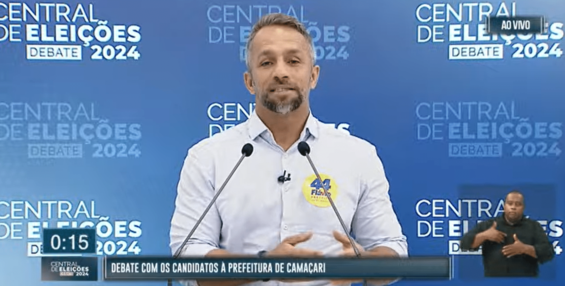 Flávio Matos é entrevistado pela TV Bahia nesta terça