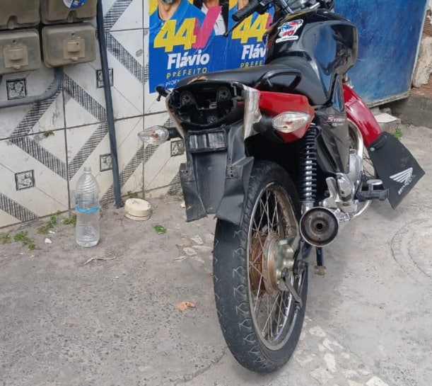 Adolescente é apreendido com motocicleta adulterada em Barra do Pojuca