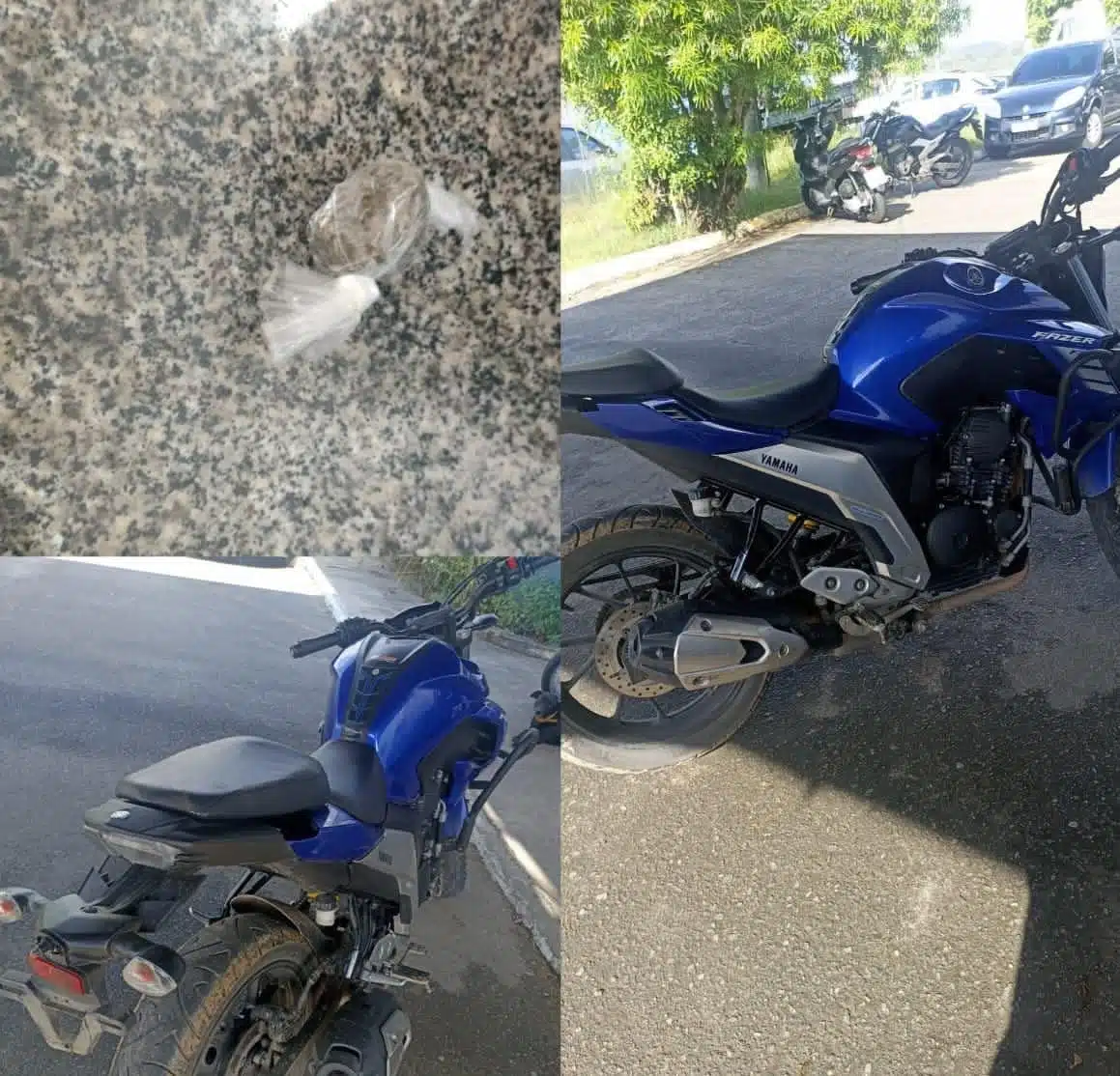 Homem é preso com moto roubada e drogas em Simões Filho