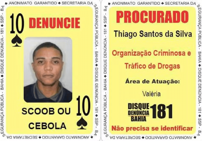 Integrante do 'Baralho do Crime' morre após confronto em Salvador