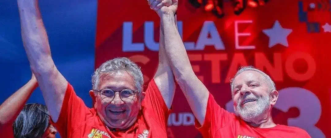 Lula recebe Luiz Caetano no Palácio do Planalto