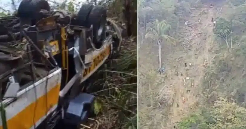 Tragédia: Ônibus escolar capota, deixa 18 mortos e 30 feridos