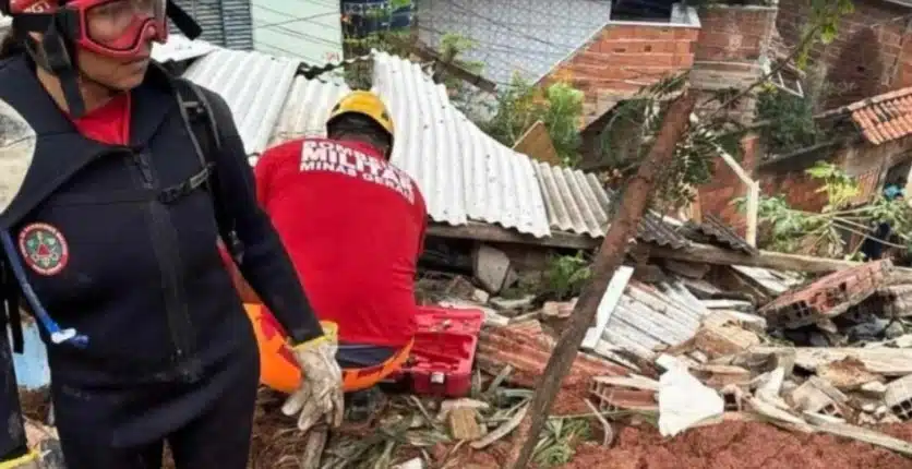 Número de mortes por causa das chuvas chega a 24 em MG